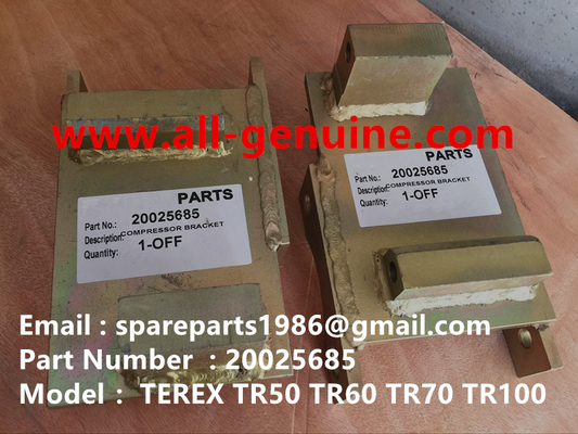 China TEREX 20025685 SOPORTE DE COMPRESOR NHL DUMP TRUCK MINERÍA CANTERA TR50 TR60 TR70 TR100 proveedor