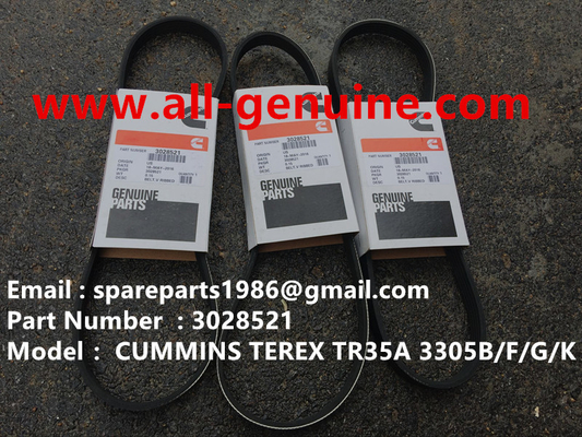 China CORREA TEREX CUMMINS 3028521  PARA CAMIÓN VOLQUETE RÍGIDO NHL TR35 TR50 TR60 TR100 3305B 3305F 3303 3307 TR45 TR70 MT4400 proveedor