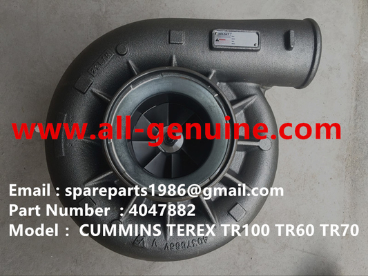 China TEREX CUMMINS 4047882 TURBO CARGADOR  VOLQUETE RÍGIDO NHL TR35 TR50 TR60 TR100 3305B 3305F 3303 3307 TR45 TR70 MT4400 proveedor