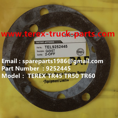 China 09252445 GASKET PARA TEREX NHL UNIT RIG CUMMINS ALLISON TR35A 3303 3305 3307 TR50 TR60 TR100 MT3300 MT3600 MT4400 proveedor