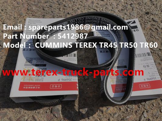 China 5412987 Cinturón TEREX CUMMINS camión de descarga TR50 TR60 proveedor
